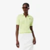 Slim fit Pointelle L.12.D-Polo voor dames