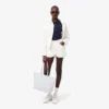 Slim fit Pointelle L.12.D-Polo voor dames