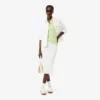 Slim fit Pointelle L.12.D-Polo voor dames