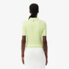 Slim fit Pointelle L.12.D-Polo voor dames