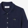 Slim fit Pointelle L.12.D-Polo voor dames