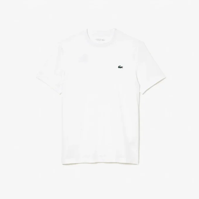 Slim fit sport-T-shirt van stretchjersey voor heren