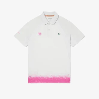 Slim fit sportpolo voor heren uit de Roland Garros-editie