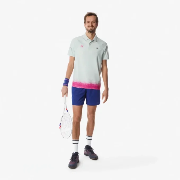 Slim fit sportpolo voor heren uit de Roland Garros-editie