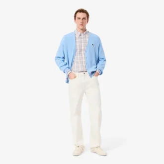 Slim fit stretch geruit herenoverhemd