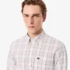 Slim fit stretch geruit herenoverhemd Slim fit stretch geruit herenoverhemd