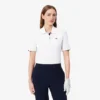 Slim fit stretch golfpolo met UV-bescherming voor dames