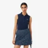 Slim fit stretch golfpolo met UV-bescherming voor dames