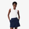 Slim fit stretch golfpolo met UV-bescherming voor dames