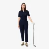 Slim fit stretch golfpolo met UV-bescherming voor dames
