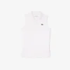 Slim fit stretch golfpolo met UV-bescherming voor dames