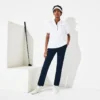 Slim fit stretch golfpolo met UV-bescherming voor dames