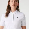 Slim fit stretch golfpolo met UV-bescherming voor dames