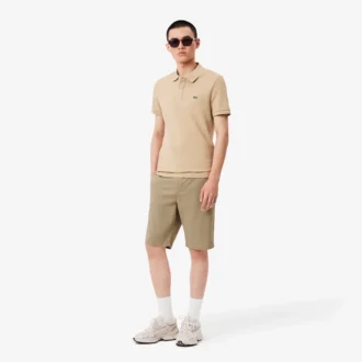 Slim fit stretch katoenen shorts voor heren