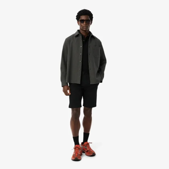 Slim fit stretch katoenen shorts voor heren