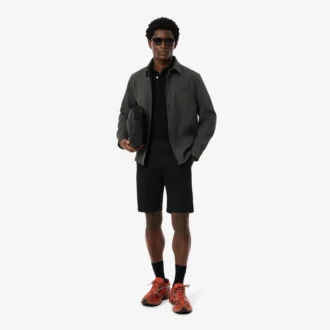Slim fit stretch katoenen shorts voor heren