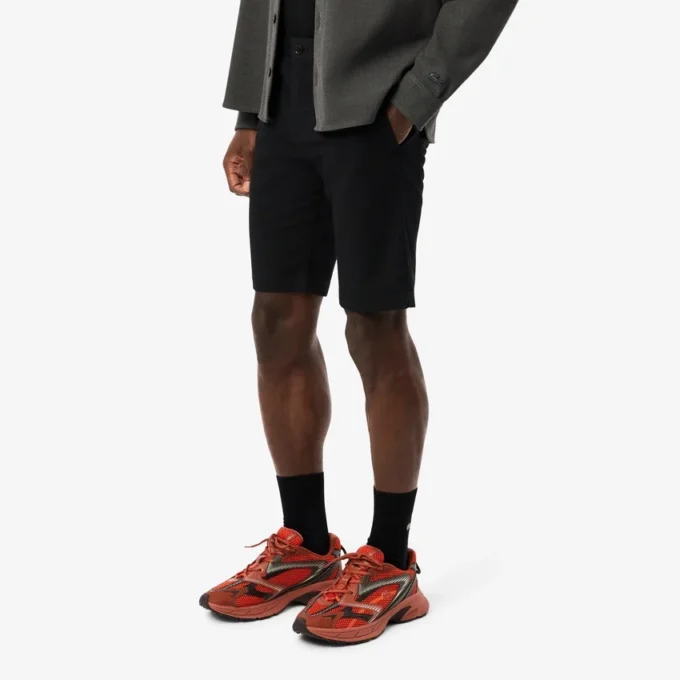 Slim fit stretch katoenen shorts voor heren
