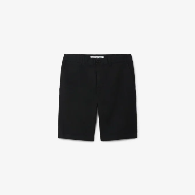Slim fit stretch katoenen shorts voor heren