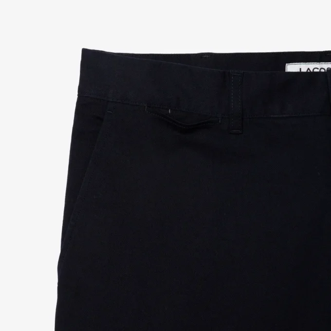 Slim fit stretch katoenen shorts voor heren