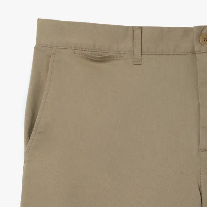 Slim fit stretch katoenen shorts voor heren