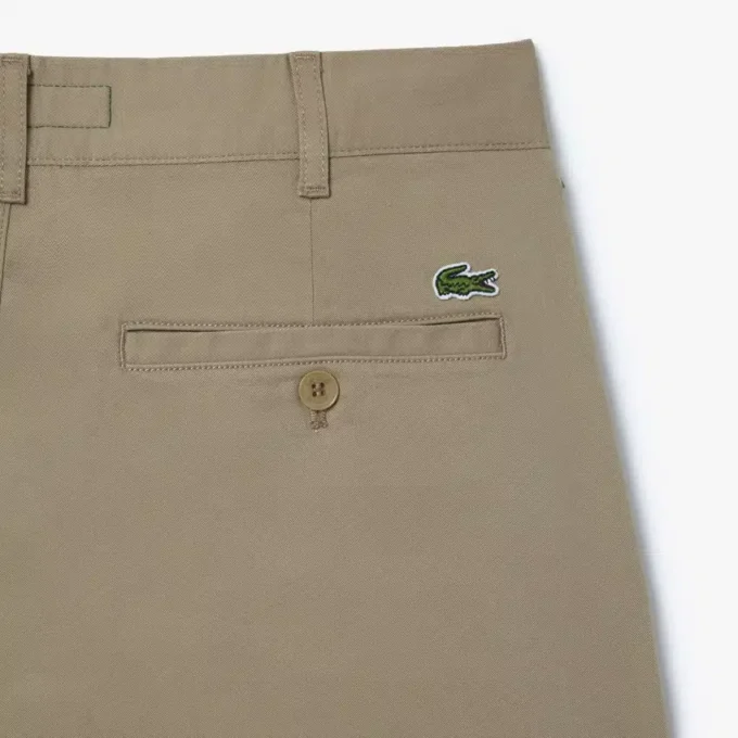 Slim fit stretch katoenen shorts voor heren