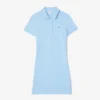 Slim fit stretch mini piqué Polo jurk voor dames