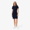 Slim fit stretch mini piqué Polo jurk voor dames