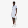Slim fit stretch mini piqué Polo jurk voor dames