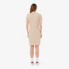 Slim fit stretch mini piqué Polo jurk voor dames