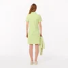 Slim fit stretch mini piqué Polo jurk voor dames