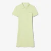 Slim fit stretch mini piqué Polo jurk voor dames