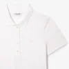 Slim fit stretch mini piqué Polo jurk voor dames