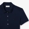 Slim fit stretch mini piqué Polo jurk voor dames