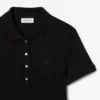 Slim fit stretch mini piqué Polo jurk voor dames