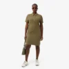 Slim fit stretch mini piqué Polo jurk voor dames