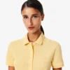 Slim fit stretch mini-Polo-jurk voor dames