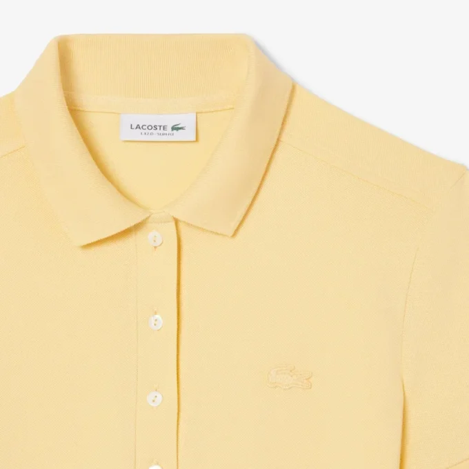 Slim fit stretch mini-Polo-jurk voor dames