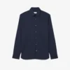 Slim fit stretch overhemd met knopen voor heren