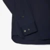Slim fit stretch overhemd met knopen voor heren