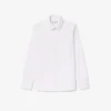Slim fit stretch overhemd met knopen voor heren
