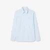 Slim fit stretch overhemd met knopen voor heren