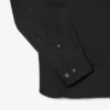 Slim fit stretch overhemd met knopen voor heren