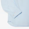 Slim fit stretch overhemd met knopen voor heren