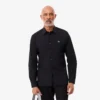 Slim fit stretch popeline overhemd voor heren