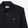 Slim fit stretch popeline overhemd voor heren