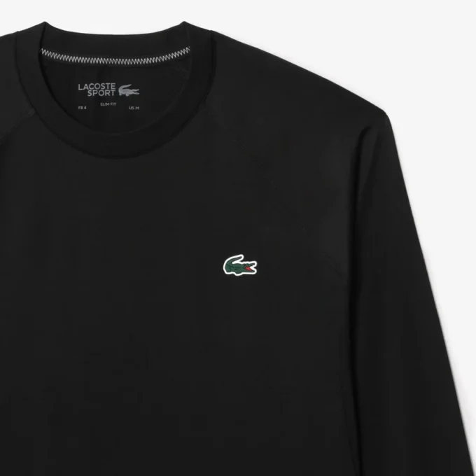 Slim fit stretch sport-T-shirt voor heren