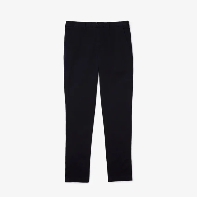 Slim fit stretchkatoenen herenbroek