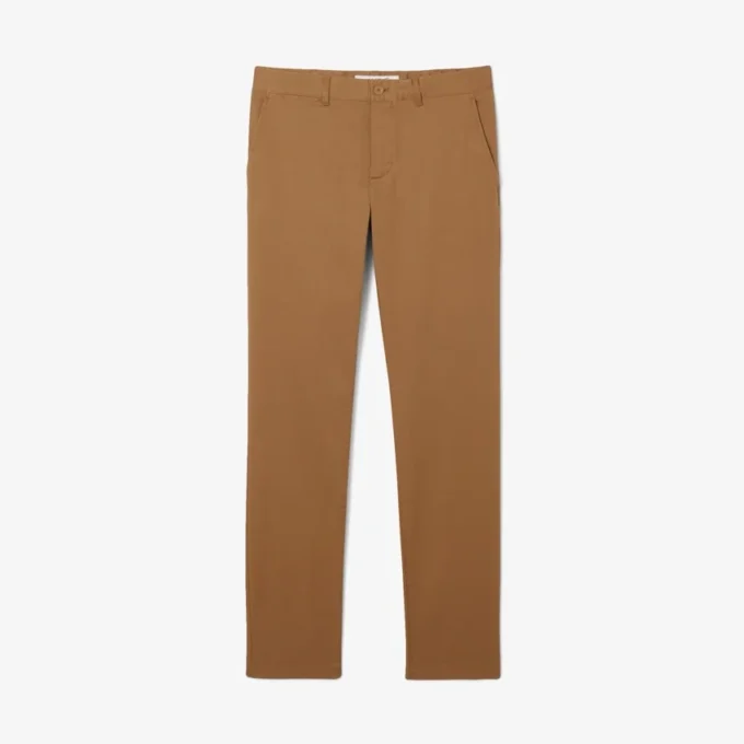 Slim fit stretchkatoenen herenbroek