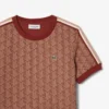Slim fit T-shirt met monogram voor dames