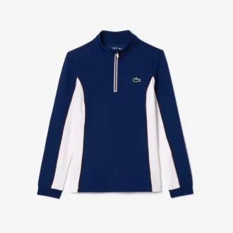 Slim fit tennis sweatshirt voor dames